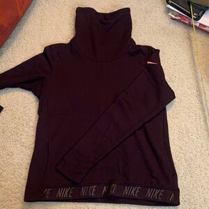 Nike deep purple high neck pullover